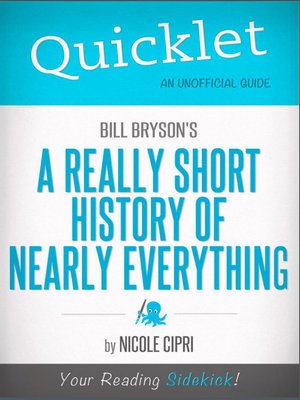 cover image of Quicklet on Bill Bryson's a Short History of Nearly Everything